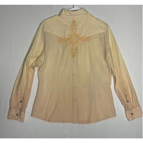 North River western button down with cross size medium - Picture 10 of 12